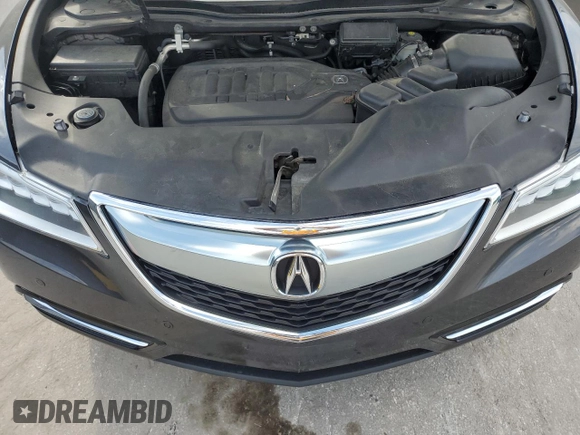 2014 Acura MDX Advance with VIN 5FRYD3H80EB012241, listed as a Copart auction lot 46045765 with 88,888 mi miles and Salvage title. Bid and sale history available at DreamBid. Image 12.