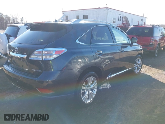 2010 Lexus RX 450h with VIN JTJBC1BA0A2409128, listed as a IAAI auction lot 40979987 with 225,063 mi miles and . Bid and sale history available at DreamBid. Image 4.