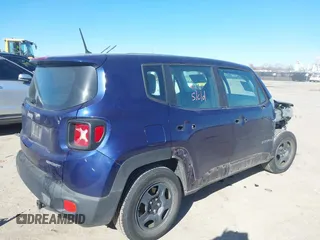 2017 Jeep Renegade Sport z VIN ZACCJAAH4HPF74031, wystawiony jako IAAI lot #41391549 z przebiegiem 81 780 mil mil oraz . Historia ofert i sprzedaży dostępna na DreamBid. Obrazek 4.