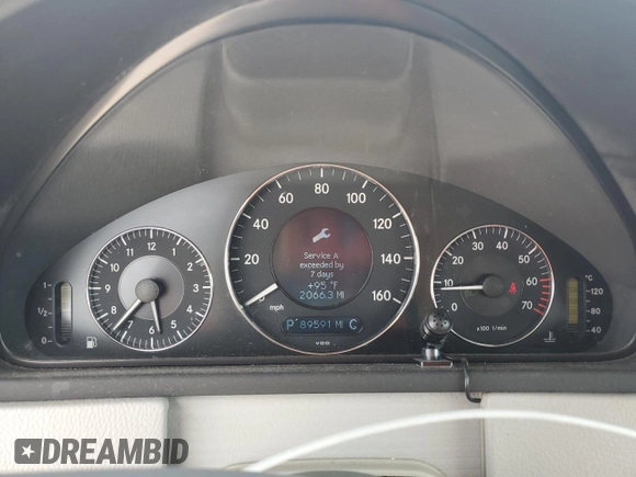 2005 Mercedes-Benz CLK 320 with VIN WDBTK65GX5T053602, listed as a Copart auction lot 50340595 with 89,591 mi miles and Clean title. Bid and sale history available at DreamBid. Image 9.