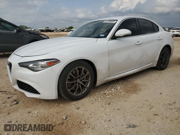 2019 Alfa Romeo Giulia with VIN ZARFAMAN9K7607068, listed as a Copart auction lot 55705655 with 97,939 mi miles and Clean title. Bid and sale history available at DreamBid. Image 1.