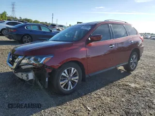 2020 Nissan Pathfinder SV with VIN 5N1DR2BN4LC638424, listed as a Copart auction lot 49483865 with 55,657 mi miles and Non Repairable. Bid and sale history available at carsss.com. Image 1.