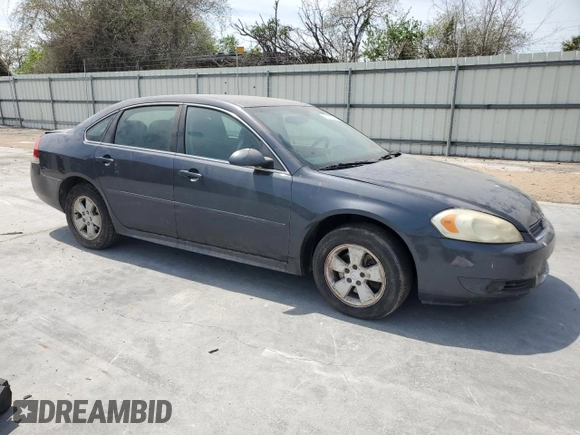 2011 Chevrolet Impala LT Fleet with VIN 2G1WG5EK7B1242247, listed as a Copart auction lot 50141045 with 197,783 mi miles and Salvage title. Bid and sale history available at DreamBid. Image 4.