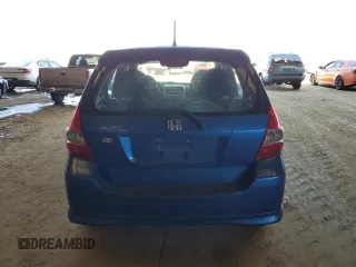 2007 Honda Fit Sport with VIN JHMGD37667S035962, listed as a Copart auction lot 50174485 with 167,756 mi miles and Salvage Title. Bid and sale history available at carsss.com. Image 6.