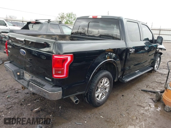 2017 Ford F-150 XL with VIN 1FTEW1CP0HKD40610, listed as a IAAI auction lot 41934435 with 158,881 mi miles. Bid and sale history available at carsss.com. Image 4.
