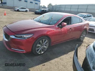 2019 Mazda 6 Grand Touring Reserve with VIN JM1GL1WY8K1506441, listed as a Copart auction lot 62848254 with 37,374 mi miles and Salvage Title. Bid and sale history available at carsss.com. Image 1.