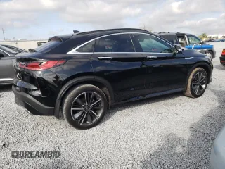 2024 Infiniti QX55 Essential with VIN 3PCAJ5KRXRF108182, listed as a Copart auction lot 44345325 with 15,090 mi miles and Salvage Title. Bid and sale history available at DreamBid. Image 3.