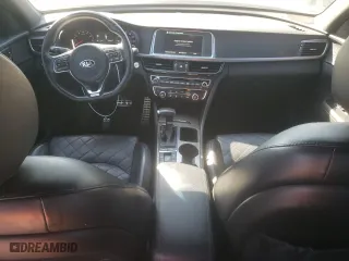 2017 Kia Optima SX Limited with VIN 5XXGV4L20HG147594, listed as a Copart auction lot 43977095 with 154,209 mi miles and Salvage Title. Bid and sale history available at carsss.com. Image 8.