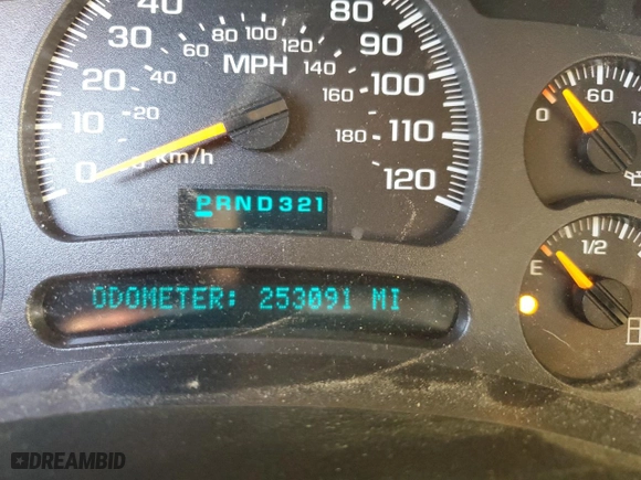 2003 GMC Sierra 2500HD SLT with VIN 1GTHK23133F238729, listed as a Copart auction lot 74989324 with 253,091 mi miles and Salvage Title. Bid and sale history available at carsss.com. Image 9.