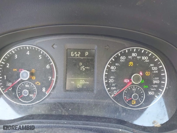 2015 Volkswagen Passat 1.8T S with VIN 1VWAT7A38FC078348, listed as a IAAI auction lot 41847952 with 135,530 mi miles. Bid and sale history available at carsss.com. Image 7.