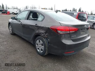 2017 Kia Forte LX with VIN 3KPFK4A74HE018334, listed as a IAAI auction lot 41867916 with 91,671 mi miles. Bid and sale history available at carsss.com. Image 3.