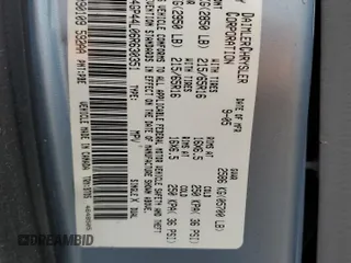 2006 Dodge Grand Caravan SXT with VIN 2D4GP44L06R630351, listed as a Copart auction lot 55159195 with 202,254 mi miles and Salvage Title. Bid and sale history available at DreamBid. Image 13.