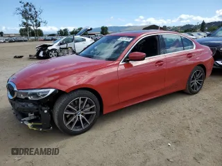 2022 BMW 3 Series 330i с VIN 3MW5R1J0XN8C65521, выставлен на аукционе Copart как лот 56427675 с пробегом 21 314 миль миль и Списание • Salvage title. История ставок и продаж доступна на DreamBid. Изображение 1.