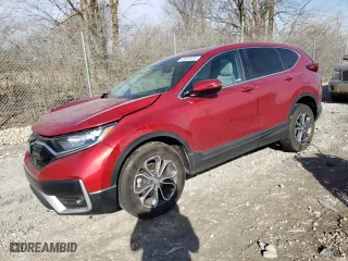 2021 Honda CR-V EX-L with VIN 2HKRW2H87MH673386, listed as a Copart auction lot 49262535 with 11,255 mi miles and Salvage Title. Bid and sale history available at carsss.com. Image 1.