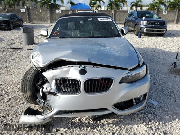 2016 BMW 2 Series 228i with VIN WBA1K9C57GV321957, listed as a Copart auction lot 59200583 with 65,761 mi miles. Bid and sale history available at carsss.com. Image 5.