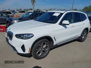 2024 BMW X3 sDrive30i with VIN 5UX43DP00R9X15423, listed as a IAAI auction lot 41866754 with 5,548 mi miles and . Bid and sale history available at DreamBid. Image 17.