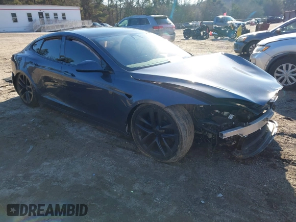2022 Tesla Model S with VIN 5YJSA1E54NF488443, listed as a IAAI auction lot 41289281 with Not Provided miles and . Bid and sale history available at DreamBid. Image 1.