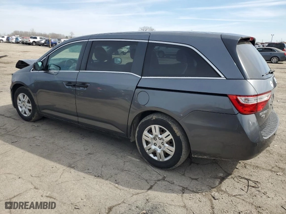 2013 Honda Odyssey LX with VIN 5FNRL5H21DB065383, listed as a Copart auction lot 49491005 with 171,503 mi miles and Salvage Title. Bid and sale history available at carsss.com. Image 2.