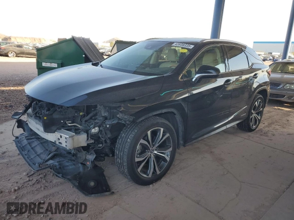 2018 Lexus RX with VIN 2T2BGMCA5JC021168, listed as a Copart auction lot 43938335 with 103,350 mi miles and Salvage Title. Bid and sale history available at carsss.com. Image 1.