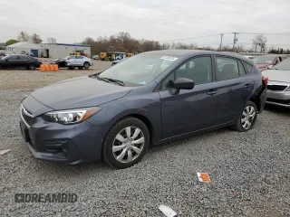 2017 Subaru Impreza with VIN 4S3GTAA66H3753945, listed as a Copart auction lot 81305734 with 95,773 mi miles and Salvage Title. Bid and sale history available at carsss.com. Image 1.