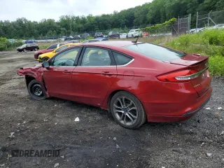 2017 Ford Fusion SE with VIN 3FA6P0H74HR197800, listed as a Copart auction lot 61042735 with 128,125 mi miles and Salvage title. Bid and sale history available at DreamBid. Image 2.