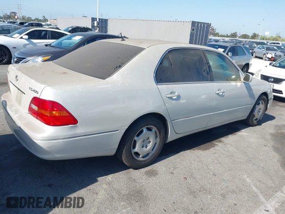 2002 Lexus LS 430 z VIN JTHBN30F920082070, wystawiony jako IAAI lot #42311881 z przebiegiem 237 169 mil mil oraz . Historia ofert i sprzedaży dostępna na DreamBid. Obrazek 4.
