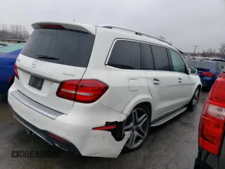 2017 Mercedes-Benz GLS 550 with VIN 4JGDF7DE1HA771048, listed as a Copart auction lot 39579594 with 87,394 mi miles and . Bid and sale history available at DreamBid. Image 3.