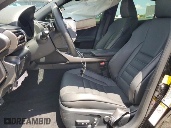 2015 Lexus IS 350 with VIN JTHBE1D25F5016197, listed as a Copart auction lot 55535365 with 56,987 mi miles and Salvage title. Bid and sale history available at DreamBid. Image 7.