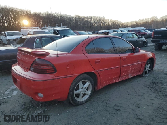 2001 Pontiac Grand Am GT with VIN 1G2NW52E51C111447, listed as a Copart auction lot 44349795 with 0 mi miles and Salvage Title. Bid and sale history available at carsss.com. Image 3.