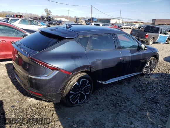 2023 Kia EV6 Wind with VIN KNDC34LA4P5129288, listed as a Copart auction lot 46688195 with 64,062 mi miles and Clean Title. Bid and sale history available at carsss.com. Image 3.