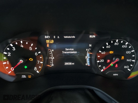 2024 Jeep Compass Trailhawk with VIN 3C4NJDDN1RT149839, listed as a Copart auction lot 61841965 with 29,038 mi miles and Clean title. Bid and sale history available at DreamBid. Image 9.