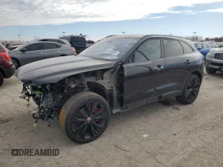 2021 Jaguar F-Pace R-Dynamic S z VIN SADCT2FU9MA682861, wystawiony jako Copart lot #41438324 z przebiegiem 52 811 mil mil oraz . Historia ofert i sprzedaży dostępna na DreamBid. Obrazek 1.