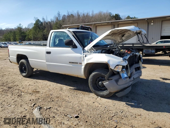 2001 Dodge 1500 Work Special z VIN 1B7HC16X91S317916, wystawiony jako Copart lot #87880255 z przebiegiem 139 941 mil mil oraz Czysty tytuł • Clean title. Historia ofert i sprzedaży dostępna na DreamBid. Obrazek 4.