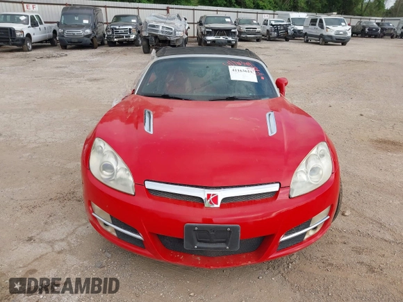 2008 Saturn Sky with VIN 1G8MC35BX8Y133702, listed as a IAAI auction lot 41163611 with 110,446 mi miles. Bid and sale history available at carsss.com. Image 13.