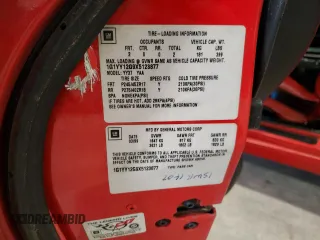 1999 Chevrolet Corvette with VIN 1G1YY12G9X5123877, listed as a Copart auction lot 83972444 with 0 mi miles and Salvage Title. Bid and sale history available at carsss.com. Image 12.
