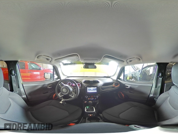 2018 Jeep Renegade Sport with VIN ZACCJBAB8JPH59058, listed as a Copart auction lot 52894125 with 191,622 mi miles and Salvage title. Bid and sale history available at DreamBid. Image 16.