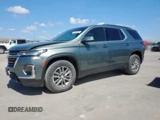 2023 Chevrolet Traverse LT Cloth with VIN 1GNERGKW6PJ235939, listed as a Copart auction lot 62305255 with 26,396 mi miles and Clean title. Bid and sale history available at DreamBid. Image 1.