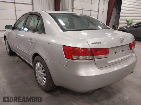 2006 Hyundai Sonata GLS with VIN 5NPEU46F76H016124, listed as a IAAI auction lot 41900730 with 253,936 mi miles and . Bid and sale history available at DreamBid. Image 3.