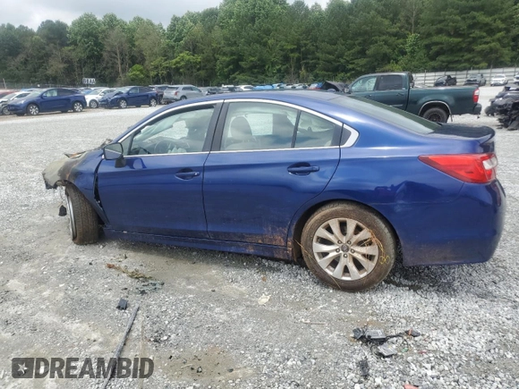 2015 Subaru Legacy Premium с VIN 4S3BNAC66F3050585, выставлен на аукционе Copart как лот 59318765 с пробегом Не указан миль и Списание • Salvage title. История ставок и продаж доступна на DreamBid. Изображение 2.