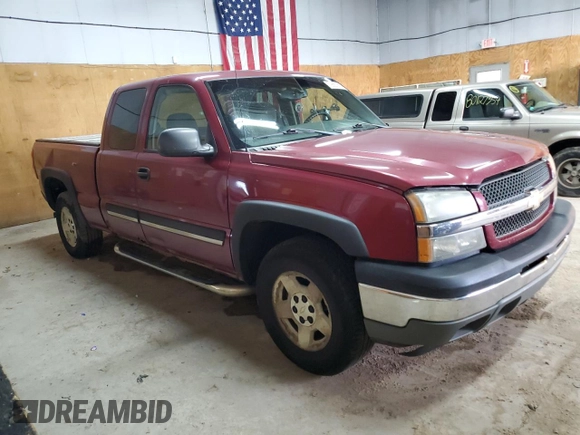 2005 Chevrolet Silverado 1500 Z71 with VIN 1GCEK19Z75Z353829, listed as a Copart auction lot 79861624 with Not Provided miles and Salvage Title. Bid and sale history available at DreamBid. Image 4.
