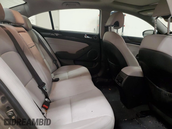 2014 Kia Cadenza Premium with VIN KNALN4D70E5165793, listed as a Copart auction lot 82120484 with 75,129 mi miles and Salvage Title. Bid and sale history available at carsss.com. Image 10.