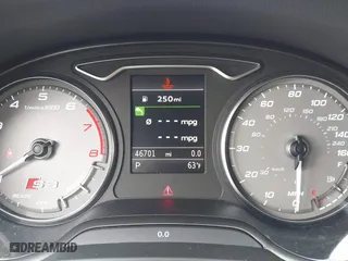 2016 Audi S3 Premium Plus with VIN WAUB1GFF4G1034468, listed as a IAAI auction lot 41637060 with 46,701 mi miles. Bid and sale history available at carsss.com. Image 7.