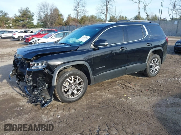 2020 GMC Acadia SLT with VIN 1GKKNMLS8LZ180007, listed as a IAAI auction lot 41197369 with 61,968 mi miles and . Bid and sale history available at DreamBid. Image 2.