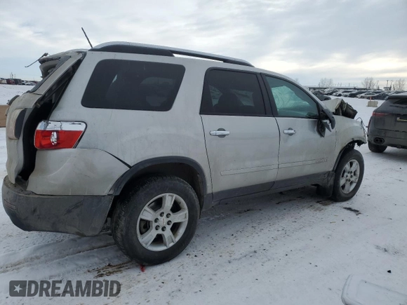 2008 GMC Acadia SLE1 z VIN 1GKER13768J153129, wystawiony jako Copart lot #46339635 z przebiegiem Nie podano mil oraz Szkoda całkowita • Salvage title. Historia ofert i sprzedaży dostępna na DreamBid. Obrazek 3.