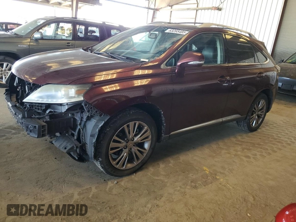 2014 Lexus RX 350 with VIN 2T2ZK1BA4EC133835, listed as a Copart auction lot 63265485 with 268,279 mi miles and Salvage title. Bid and sale history available at DreamBid. Image 1.