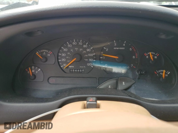 1997 Ford Mustang z VIN 1FALP4049VF169429, wystawiony jako Copart lot #59153175 z przebiegiem 134 454 mil mil oraz Szkoda całkowita • Salvage title. Historia ofert i sprzedaży dostępna na DreamBid. Obrazek 9.