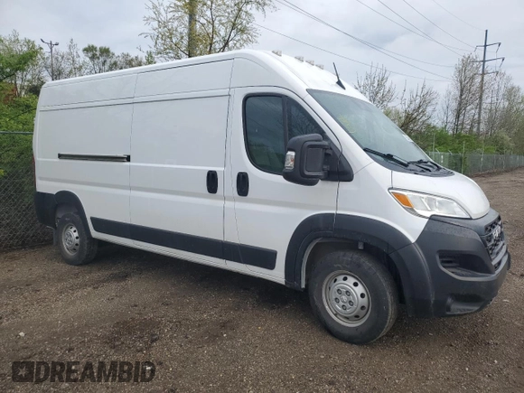 2023 Ram ProMaster Cargo with VIN 3C6LRVDG6PE563926, listed as a Copart auction lot 50719635 with 45,566 mi miles and Clean Title. Bid and sale history available at carsss.com. Image 4.