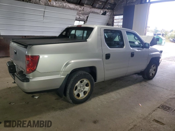 2009 Honda Ridgeline RT with VIN 2HJYK16249H502722, listed as a Copart auction lot 75677144 with 0 mi miles and Salvage Title. Bid and sale history available at carsss.com. Image 3.