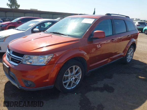 2014 Dodge Journey SXT with VIN 3C4PDCBB8ET276262, listed as a IAAI auction lot 42017477 with 151,262 mi miles. Bid and sale history available at carsss.com. Image 2.