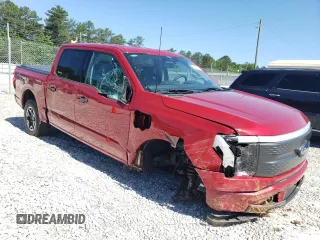 2023 Ford F-150 Lightning Pro z VIN 1FTVW1EL5PWG08844, wystawiony jako Copart lot #57673505 z przebiegiem 20 001 mil mil oraz Szkoda całkowita • Salvage title. Historia ofert i sprzedaży dostępna na DreamBid. Obrazek 4.